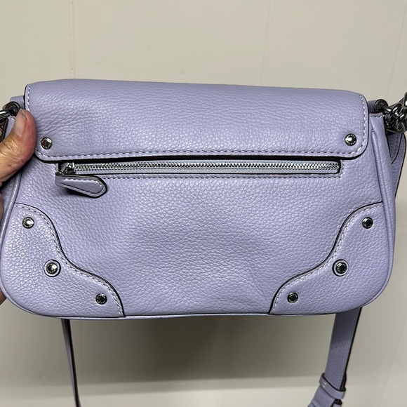 COACH CE634 Millie Shoulder/Crossbody Pebble Leather Crossbody Sv/Mist NWOT $428 - Picture 4 of 16
